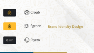 brand identity design with logos and branding elements